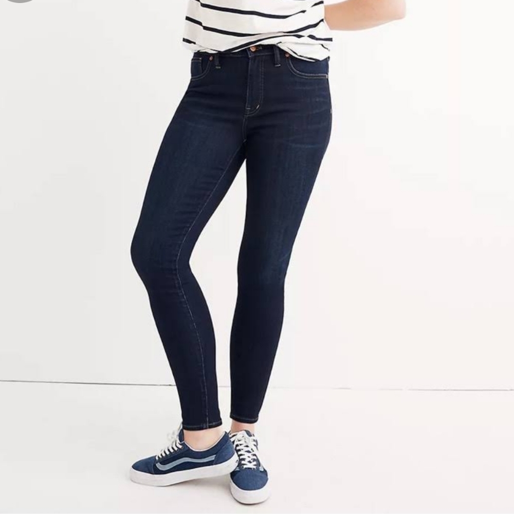 Madewell 9" High Rise Jeans Size 24 F8990 Larkspur Wash